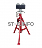 Опора высокая роликовая для труб ST 32-55 диаметр труб 12-300 см - st-e.info - Севастополь