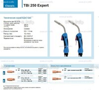 Горелка для полуавтоматической сварки TBi 250 Expert, длина 5 m. - st-e.info - Севастополь