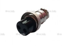 Розетка кабельная GX16-2 - st-e.info - Севастополь