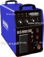 Сварочный полуавтомат инверторный одноблочный Brima MIG/MMA-160 - st-e.info - Севастополь