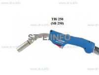 Горелка для полуавтоматической сварки TBi 250-blue-ESG, длина 3 метра - st-e.info - Севастополь
