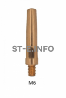 Наконечник М6*45*1,6 (для горелки qtb-500) Panasonic - st-e.info - Севастополь