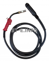 Сварочная горелка для полуавтомата QTB-500A длина кабеля 3 метра, евроадаптер - st-e.info - Севастополь