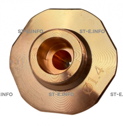 Сопло шестигранное для лазерной резки д.1,4мм арт. BD32-15-14-S - st-e.info - Севастополь