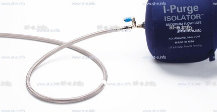 Односторонняя заглушка с трубкой и клапаном ISO 40" (1016 mm)  - st-e.info - Севастополь