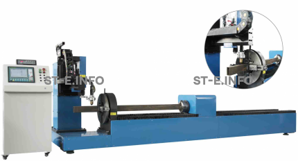 Машина фигурной резки профильных труб с ЧПУ CNCUT-3SP325 для труб до 270мм  - st-e.info - Севастополь