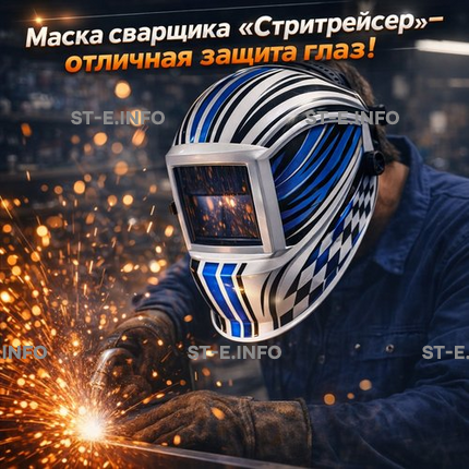 Маска сварщика хамелеон "Стритрейсер" (YXE-958I PRO) - st-e.info - Севастополь