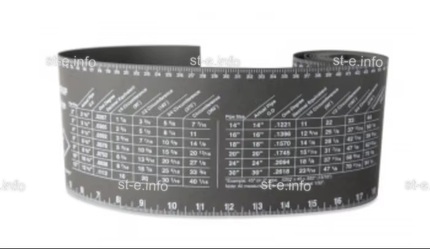 Лента для разметки труб 100mm*1220mm - st-e.info - Севастополь
