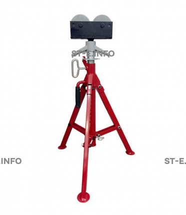 Опора высокая роликовая для труб ST 32-55 диаметр труб 12-300 см - st-e.info - Севастополь